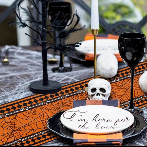 Was $25 🎉 Halloween Trick or Treat Table Runner Decor 72” x 13” BRAND NEW - Picture 6 of 7